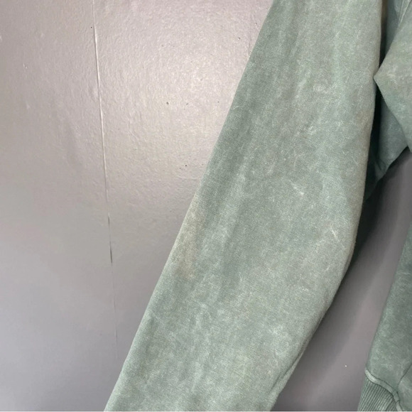 Lululemon Scuba Pullover Washed Blue Charcoal size 8 - Picture 12 of 14